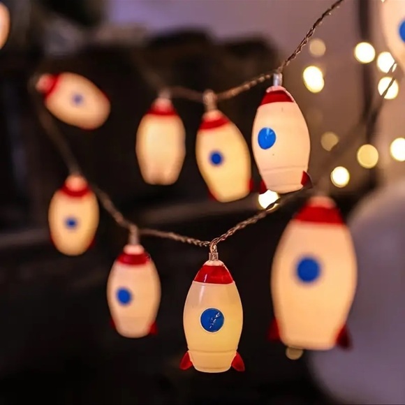 String Lights, Space Rocket Themed LED String Lights, NEW, Perfect Space… - Picture 1 of 7